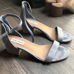 Steve Madden block heel, baby blue
